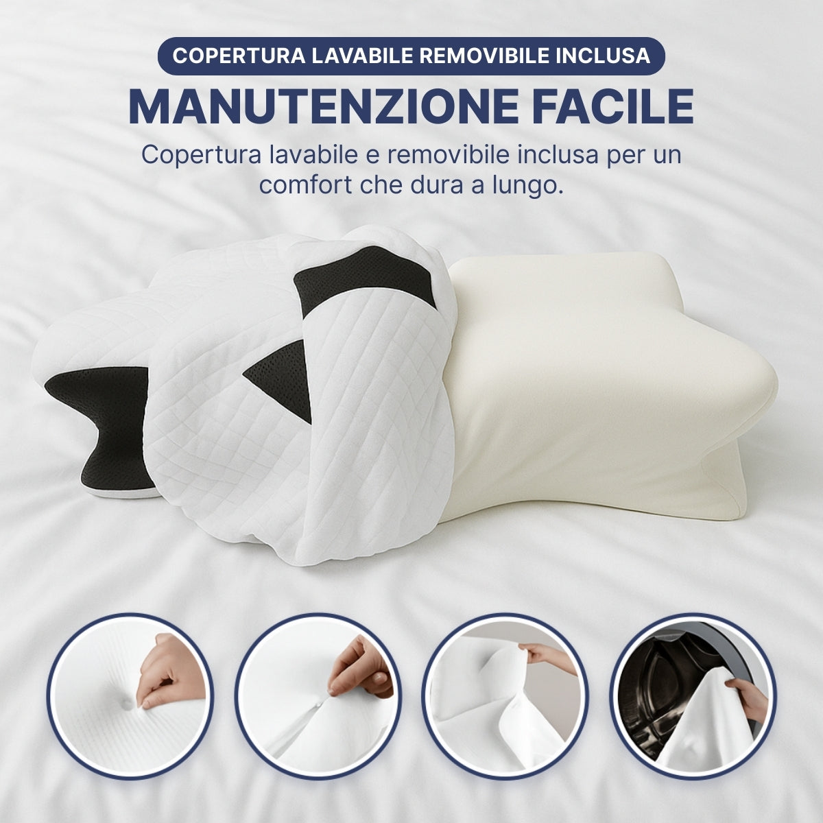 Cuscino OrthoCerv™ Original - Elimina i Dolori Cervicali Mattutini