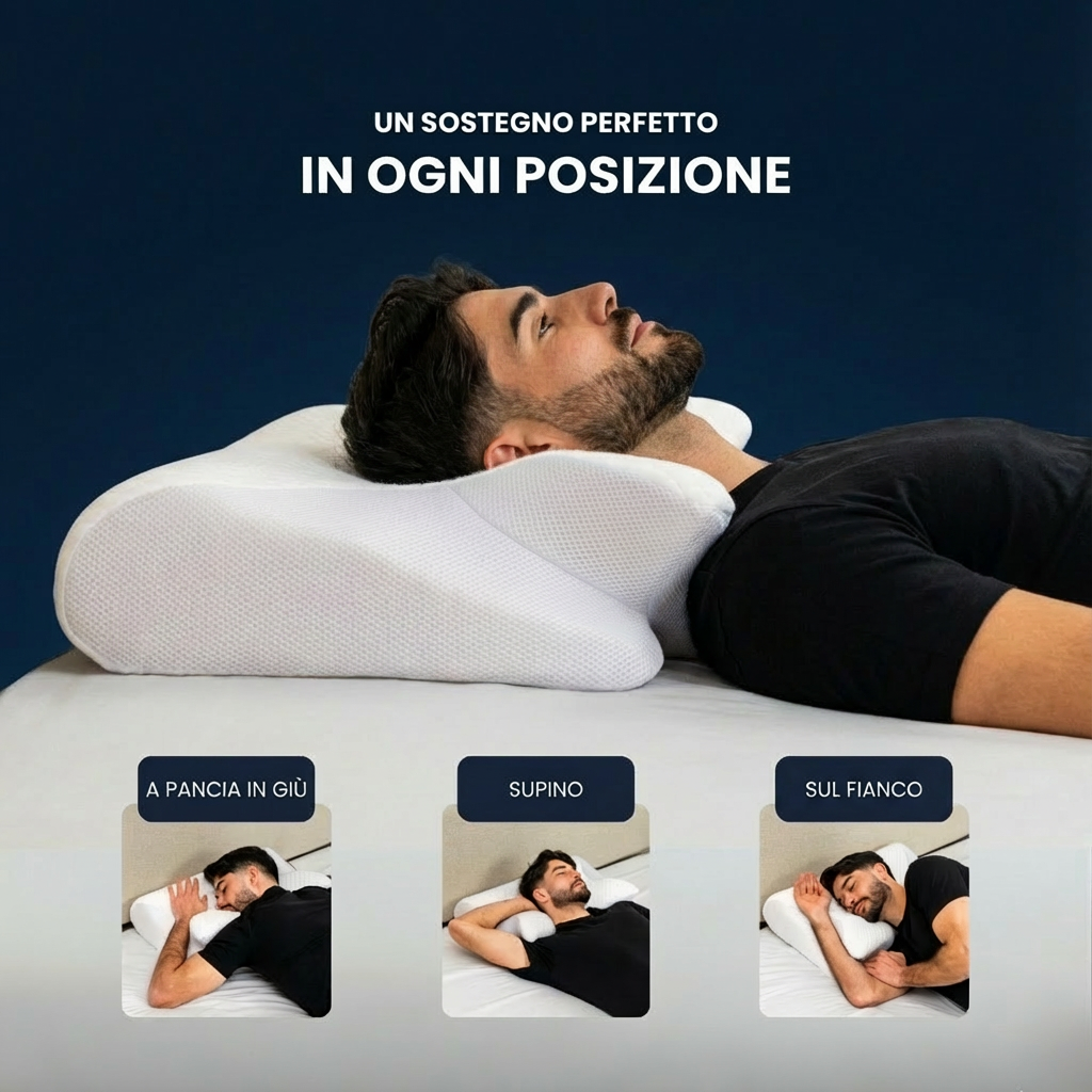 Cuscino OrthoCerv™ Original - Elimina i Dolori Cervicali Mattutini