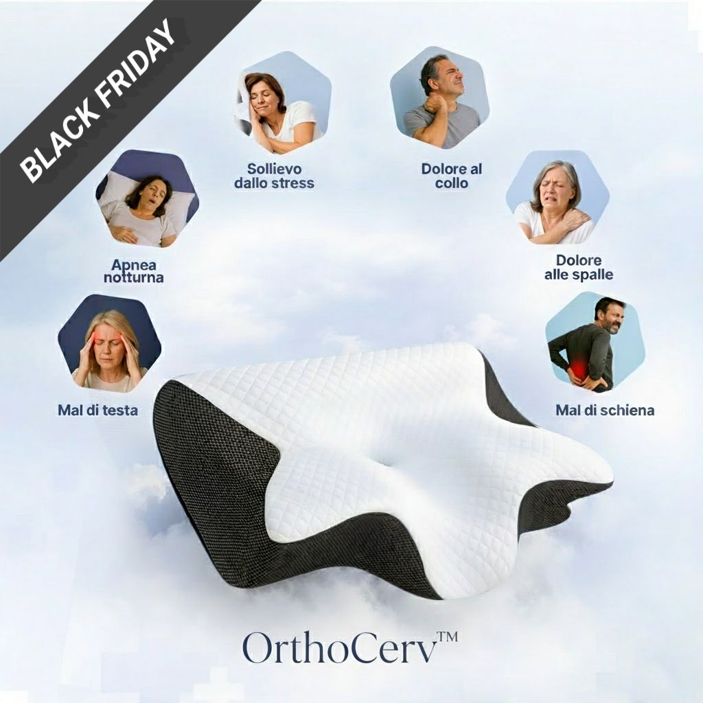 Cuscino OrthoCerv™ Original - Elimina i Dolori Cervicali Mattutini