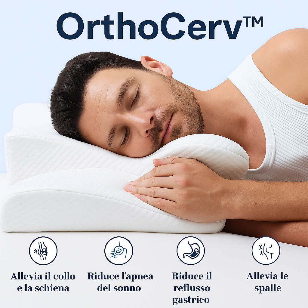 Cuscino OrthoCerv™ Original - Elimina i Dolori Cervicali Mattutini